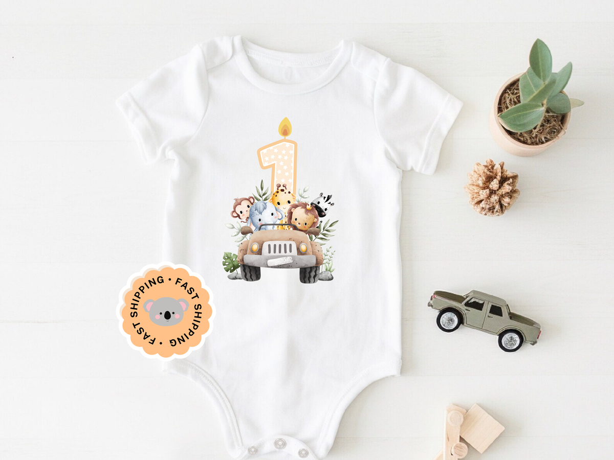 1st Safari Baby Onesie