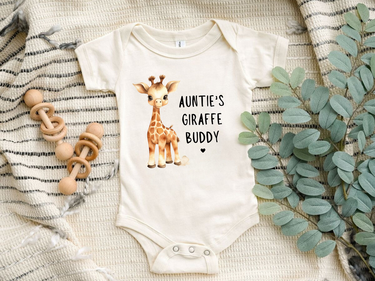 Cozy Giraffe Baby Onesie Bodysuit