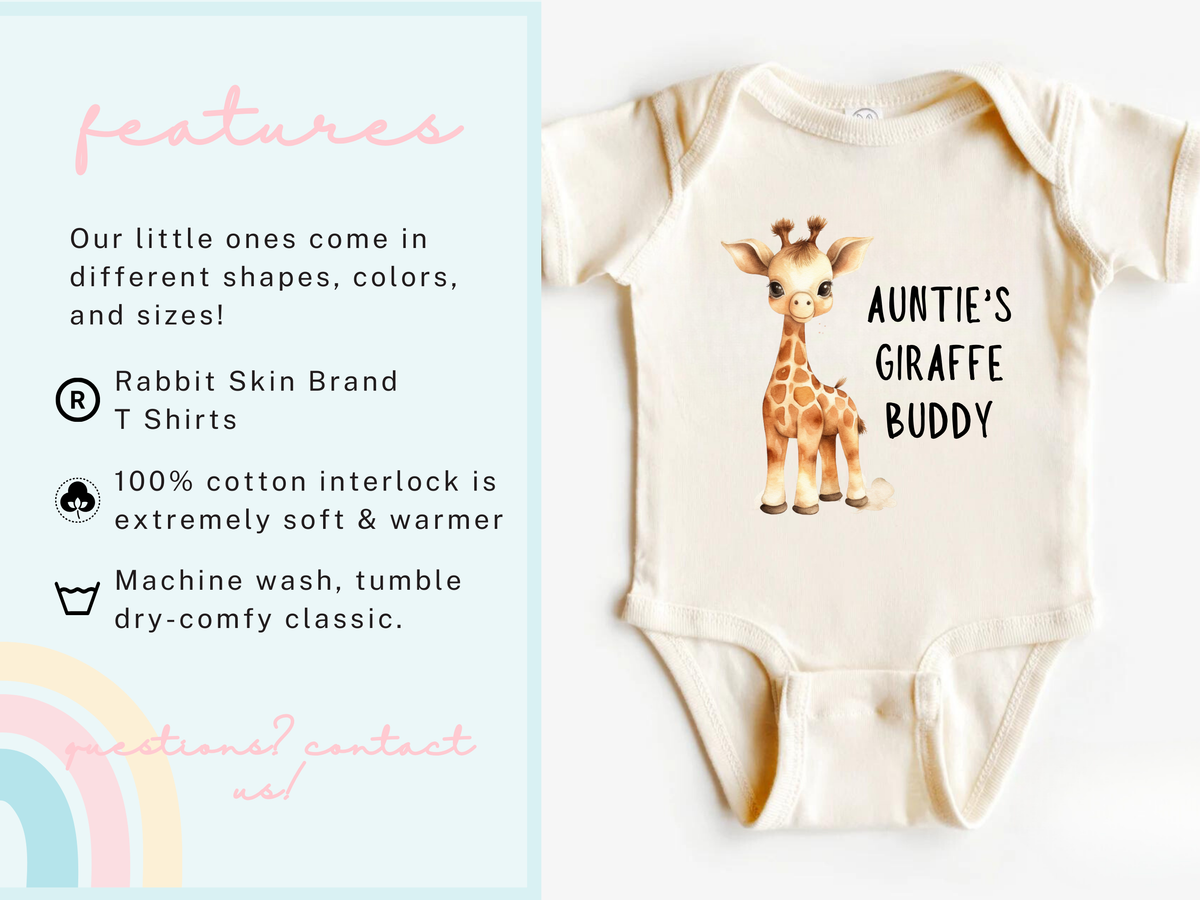 Cozy Giraffe Baby Onesie Bodysuit